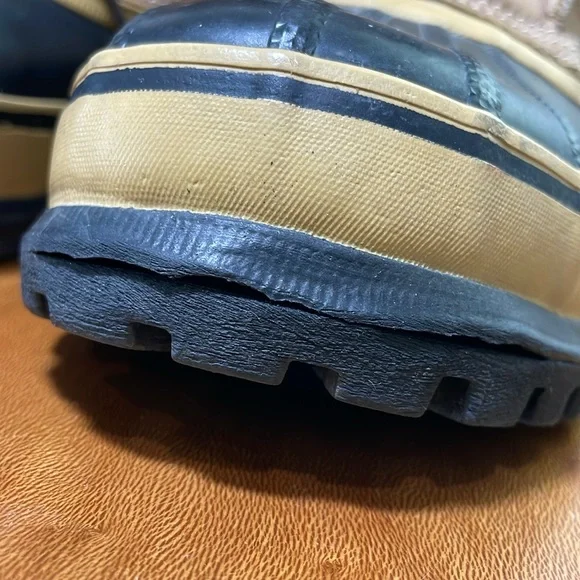 Vintage Sorel Caribou Wool Lined Rain Boots Lace Up Hiking Snow Work Boot Size 8 - Picture 12 of 16